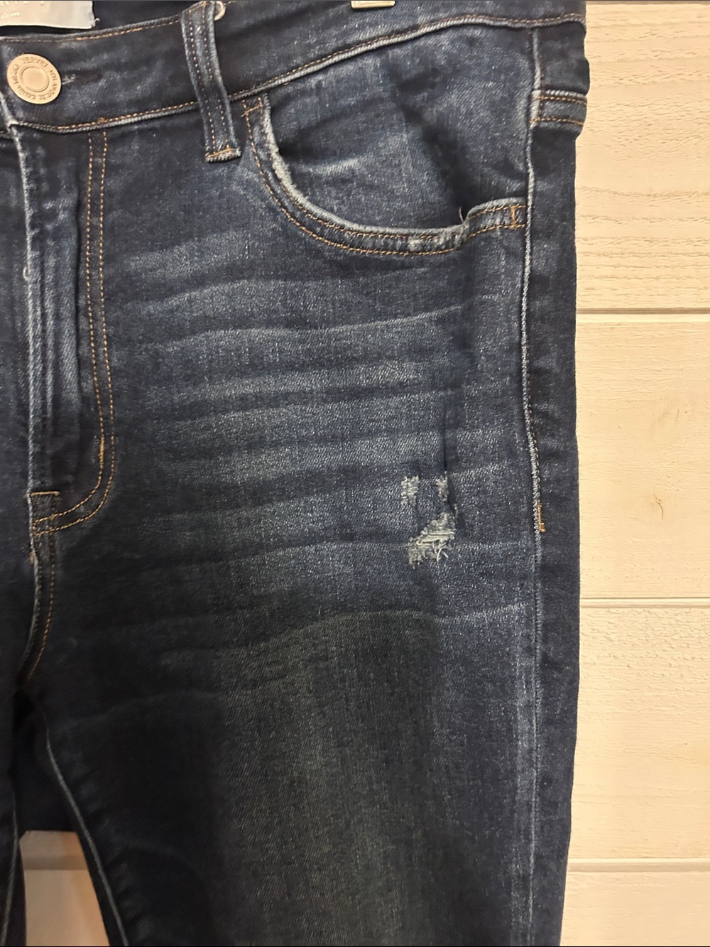 VERVET Dark Wash Distressed Women’s Jeans 14 - Picture 6 of 10